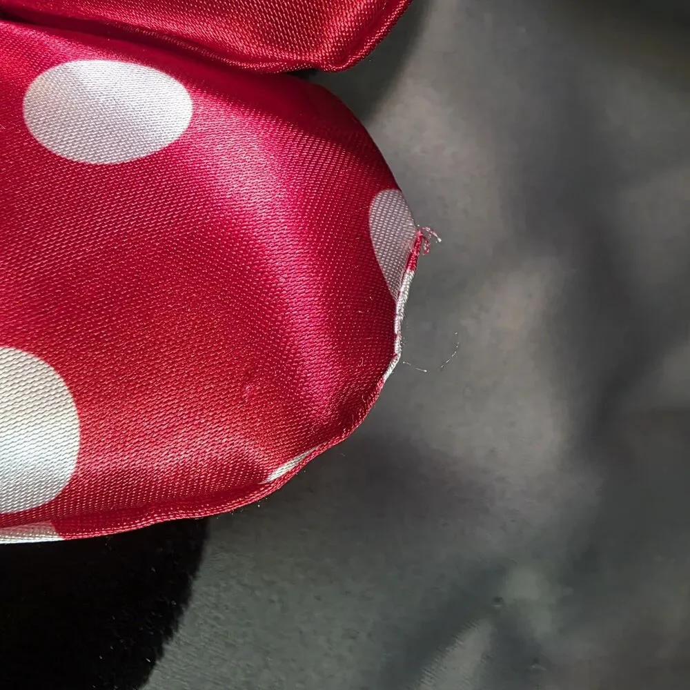 Disney Minnie Mouse Plush Head Small Purse Shoulder Bag